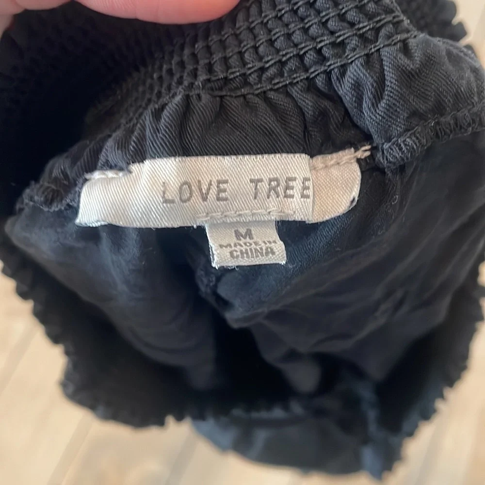 Love Tree Black Shorts